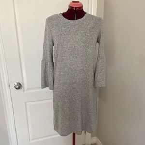 Kaffe sweater dress. Size M. Light weight grey marled fabric.